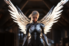 axlh_soh_Female_android_human_with_swan-like_wings_and_an_angry_a3bec737-3277-4703-8fec-4cfcda33d4b2